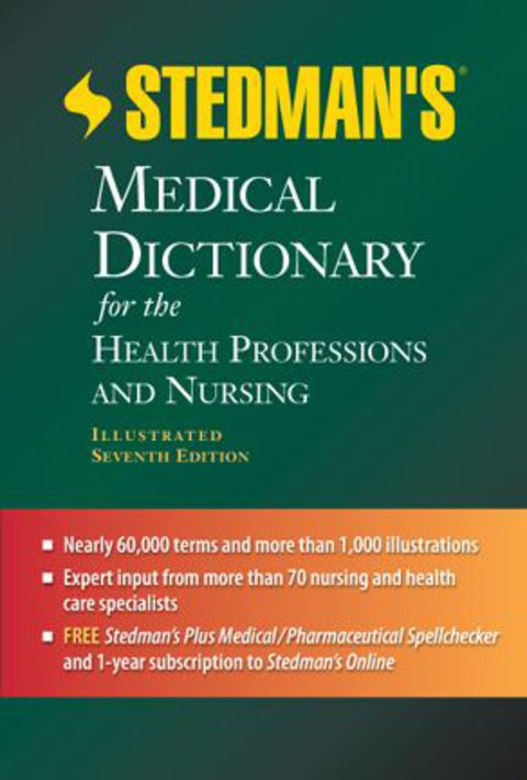 Cover image for book Stedman's Medical Dictionary for the Health Professions and Nursing