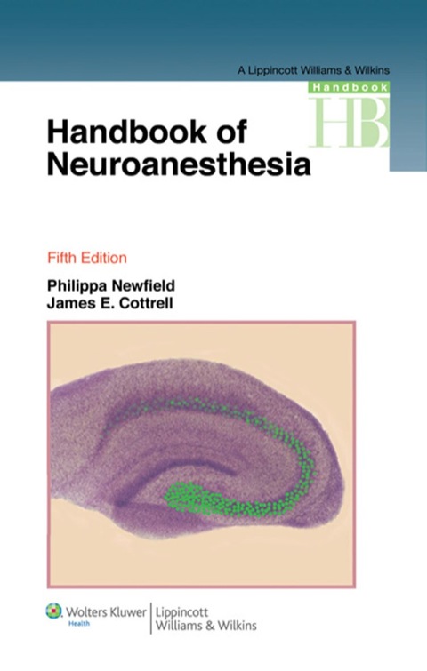 Cover image for book Handbook of Neuroanesthesia