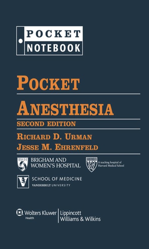 Cover image for book Pocket Anesthesia