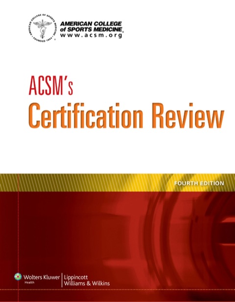 Cover image for book ACSM's Certification Review