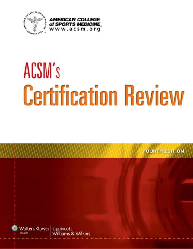 Acsms Certification Review