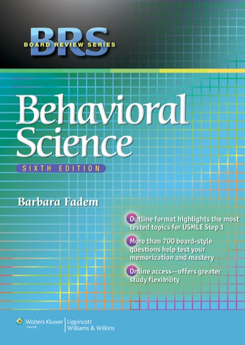 Cover image for book BRS Behavioral Science
