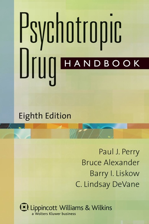 Cover image for book Psychotropic Drug Handbook