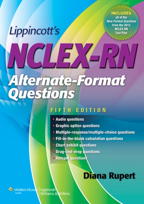 Cover image for book LIppincott's NCLEX-RN Alternate-Format Questions