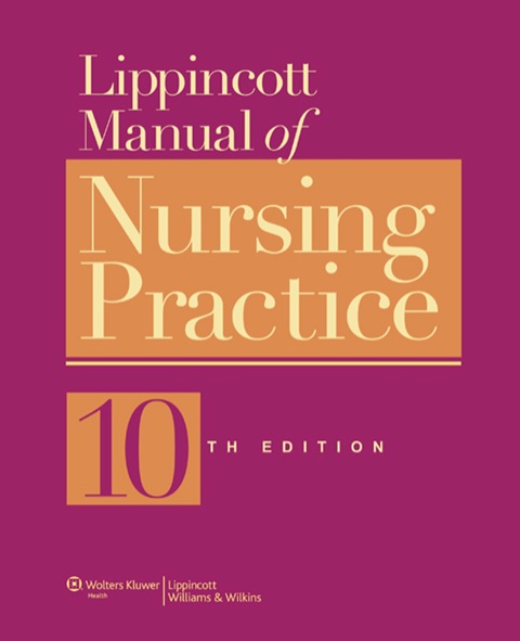 Cover image for book Lippincott Manual of Nursing Practice