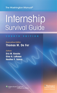 WASHINGTON MANUAL INTERNSHIP SURVIVAL GUIDE