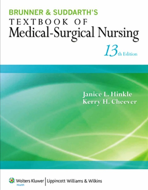 Cover image for book Brunner & Suddarth's Textbook of Medical-Surgical Nursing