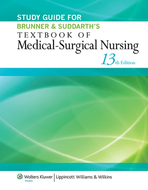 Cover image for book Study Guide for Brunner & Suddarth's Textbook of Medical-Surgical Nursing
