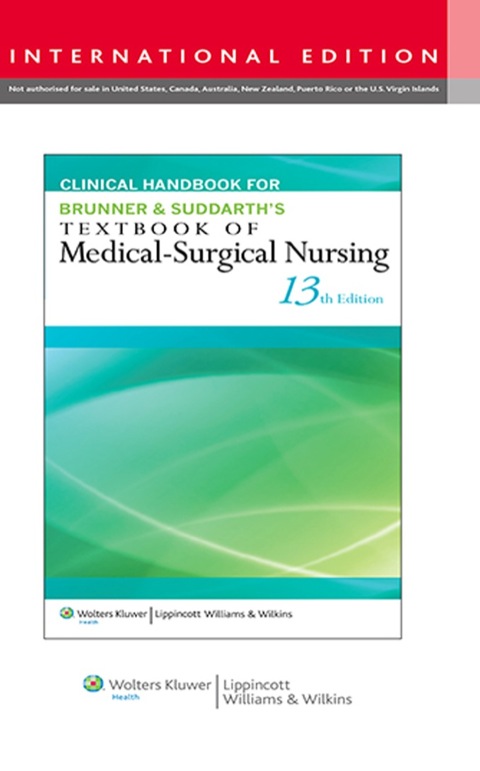 Cover image for book Clinical Handbook for Brunner & Suddarth's Textbook of Medical-Surgical Nursing