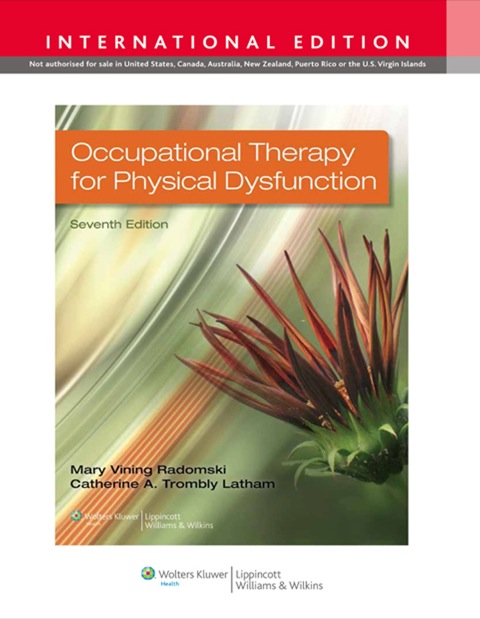 Cover image for book Occupational Therapy for Physical Dysfunction
