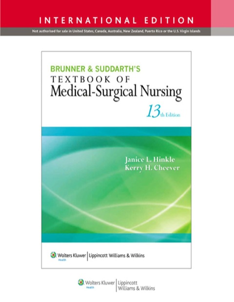 Cover image for book Brunner & Suddarth's Textbook of Medical-Surgical Nursing