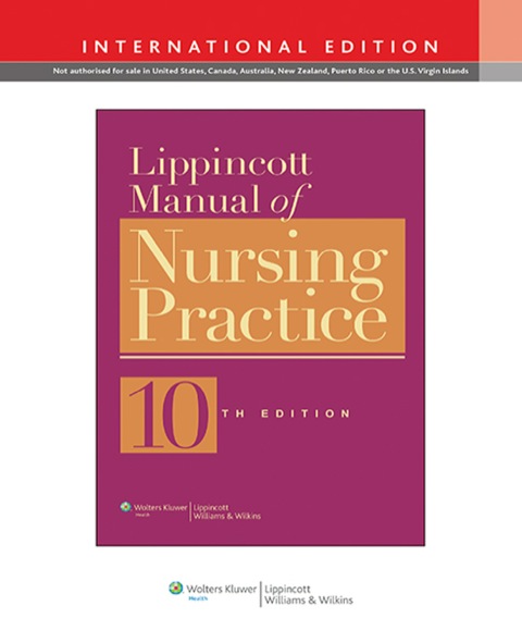 Cover image for book Lippincott Manual of Nursing Practice