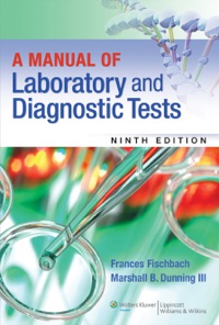 Cover image: A Manual of Laboratory and Diagnostic Tests 9th edition 9781451190892