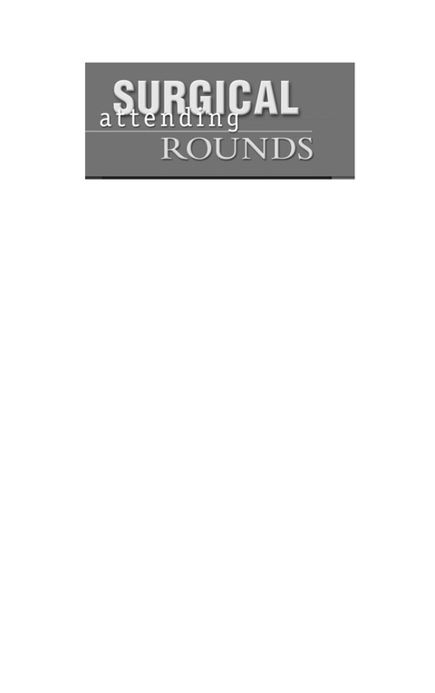 Cover image for book Surgical Attending Rounds