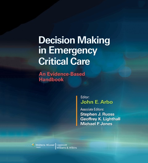 Cover image for book Decision Making in Emergency Critical Care