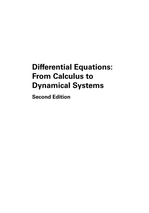 Differential Equations
