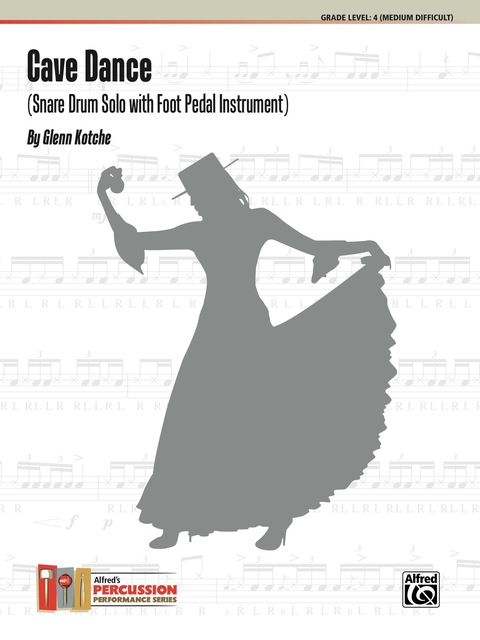 Cover image for book Cave Dance: Snare Drum Solo with Foot Pedal Instrument