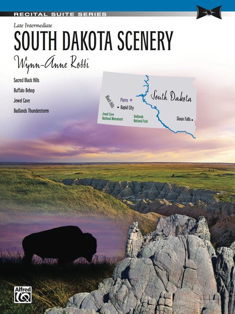 Cover image for book South Dakota Scenery: Intermediate Piano Suite