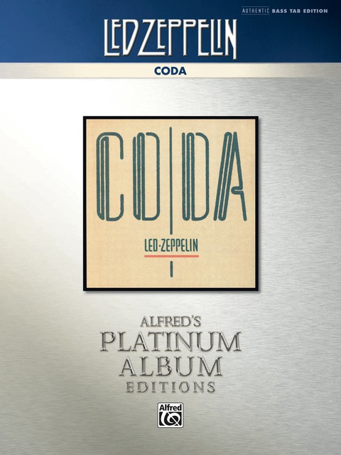 Cover image for book Led Zeppelin - Coda Platinum Bass Guitar: Authentic Bass TAB