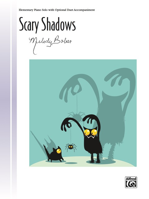 Cover image for book Scary Shadows: Elementary Piano Solo