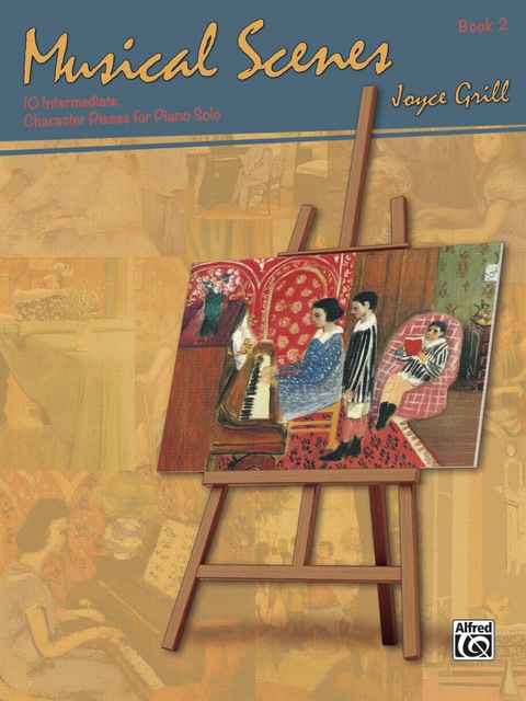 Cover image for book Musical Scenes, Book 2: 10 Intermediate Character Pieces for Piano Solo