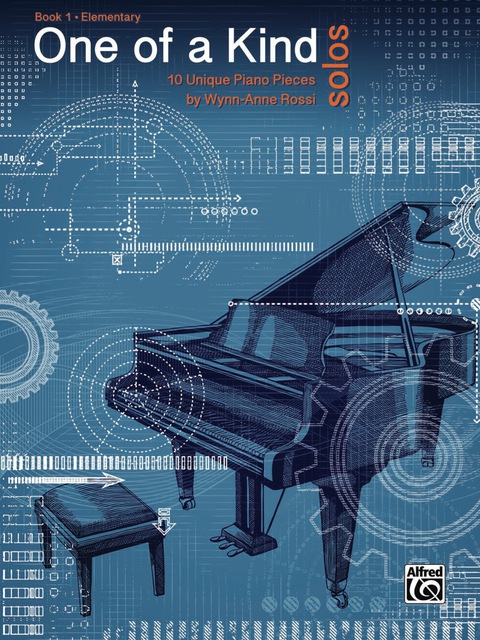 Cover image for book One of a Kind Solos, Book 1: 10 Unique Piano Pieces for Elementary Pianists