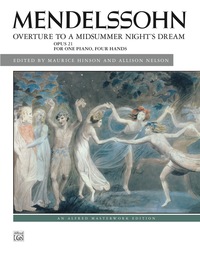 Cover image: Overture to "A Midsummer Night's Dream," Op. 21: Advanced Piano Duet (1 Piano, 4 Hands) 1st edition 9780739099469