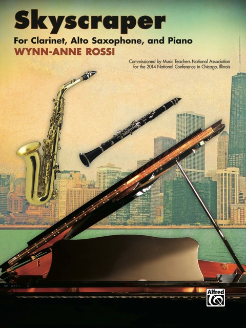 Cover image for book Skyscraper: Trio for B-Flat Clarinet, Alto Saxophone and Piano