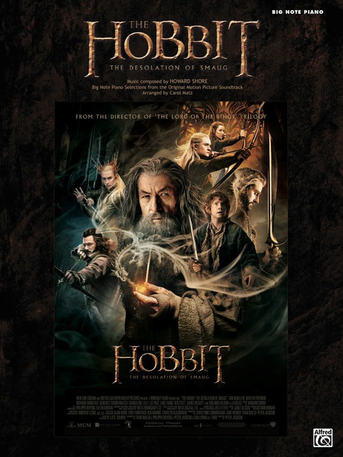 Cover image for book The Hobbit: The Desolation of Smaug: Big Note Piano Selections from the Original Motion Picture Soundtrack