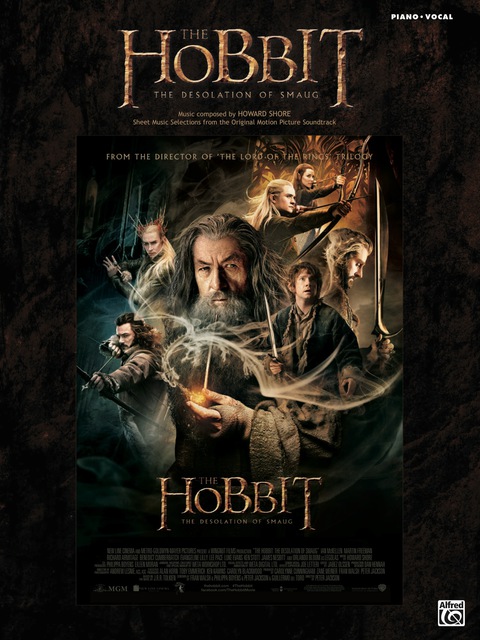 Cover image for book The Hobbit: The Desolation of Smaug: Sheet Music Selections from the Original Motion Picture Soundtrack