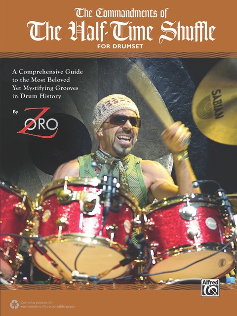 Cover image for book The Commandments of the Half-Time Shuffle: For Drumset