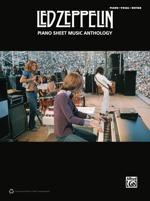 Cover image for book Led Zeppelin - Piano Sheet Music Anthology: Piano/Vocal/Guitar Sheet Music Songbook Collection