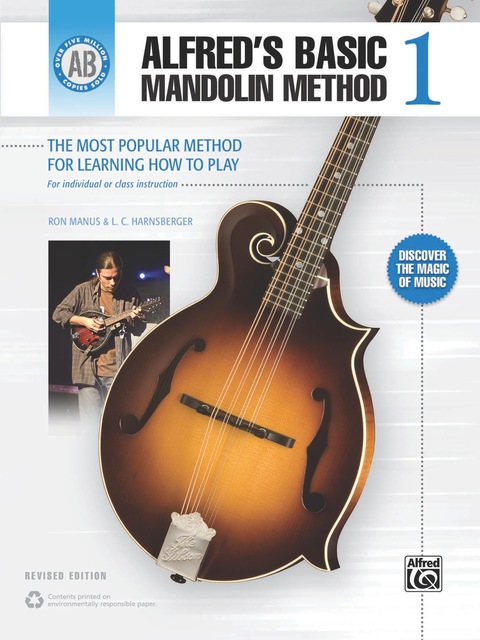 Cover image for book Alfred's Basic Mandolin Method 1 (Revised): The Most Popular Method for Learning How to Play