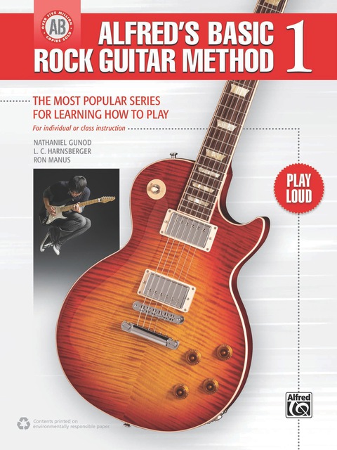 Cover image for book Alfred's Basic Rock Guitar Method 1: The Most Popular Series for Learning How to Play