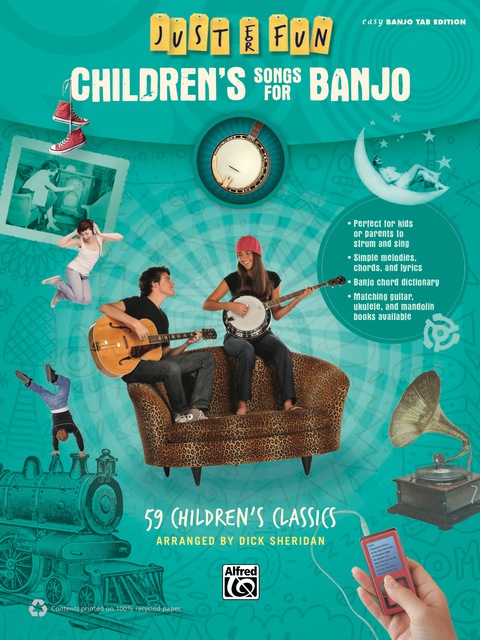 Cover image for book Just for Fun: Children's Songs for Banjo: 59 Children's Classics for Easy Banjo TAB