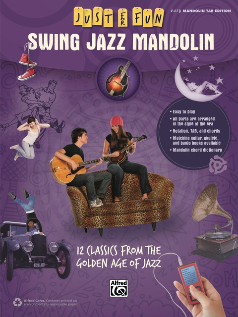 Cover image for book Just for Fun: Swing Jazz Mandolin: 12 Swing Era Classics from the Golden Age of Jazz for Easy Mandolin TAB