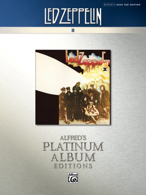 Cover image for book Led Zeppelin - II Platinum Bass Guitar: Authentic Bass TAB