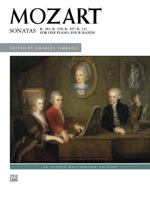 Cover image for book Sonatas for One Piano, Four Hands: Advanced Piano Duets (1 Piano, 4 Hands)