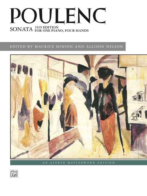 Cover image for book Sonata: 1919 Edition for Early Advanced Piano Duet (1 Piano, 4 Hands)