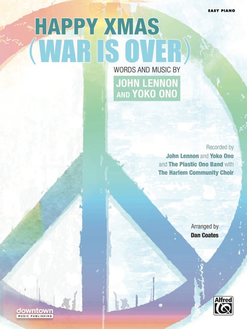 Cover image for book Happy Xmas (War Is Over): Easy Piano Solo