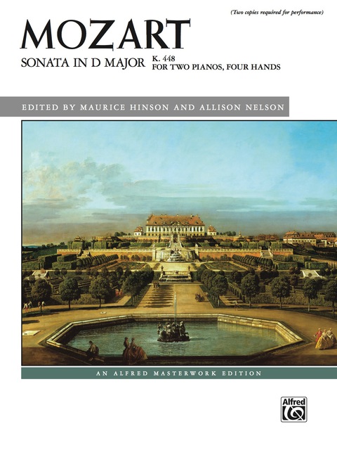 Cover image for book Sonata in D Major, K. 448: Advanced Piano Duo (2 Pianos, 4 Hands)