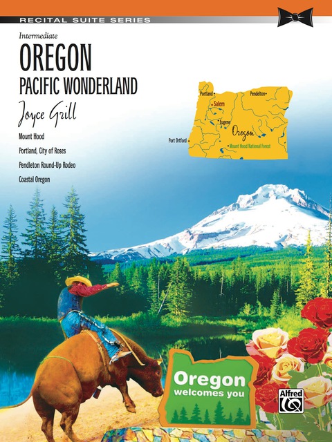 Cover image for book Oregon: Pacific Wonderland: Intermediate Piano Suite
