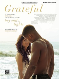 Cover image: Grateful (from "Beyond the Lights"): Original Piano/Vocal/Guitar Sheet Music Edition 1st edition 9781470623609