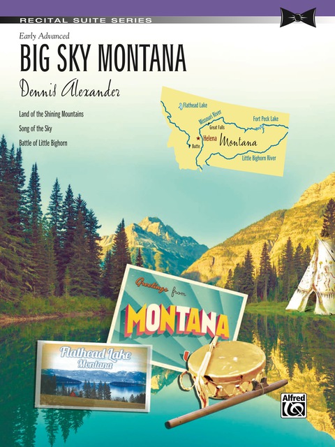 Cover image for book Big Sky Montana: Early Advanced Piano Suite