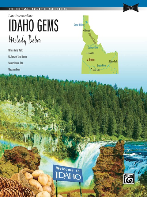 Cover image for book Idaho Gems: Late Intermediate Piano Suite