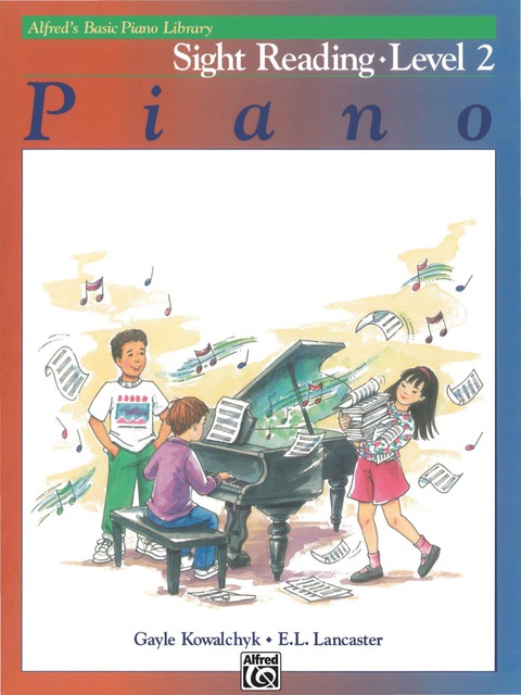 Cover image for book Alfred's Basic Piano Library - Sight Reading, Level 2: Learn to Play with this Esteemed Piano Method