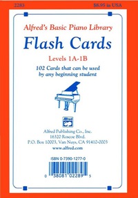 Cover image: Alfred's Basic Piano Library: Flash Cards, Levels 1A and 1B 1st edition 9780739012772