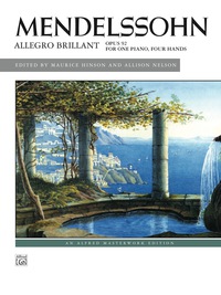 Cover image: Allegro Brillant: Piano Duet (1 Piano, 4 Hands) 1st edition 9780739079126