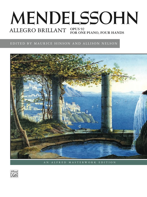 Cover image for book Allegro Brillant: Piano Duet (1 Piano, 4 Hands)
