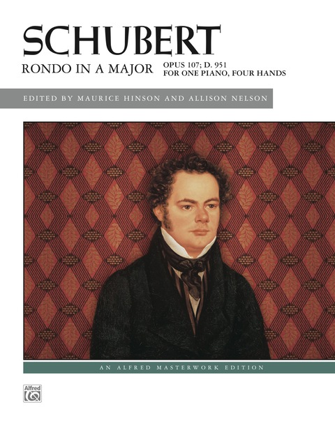 Cover image for book Rondo in A Major, Op. 107, D. 951: Piano Duet (1 Piano, 4 Hands)
